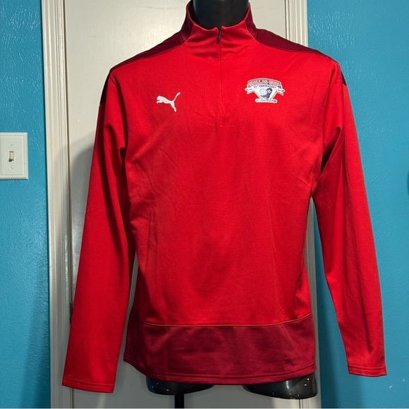 Puma Dry Cell Red Performance quarter zip Pullover size XXL nwt - Picture 6 of 16